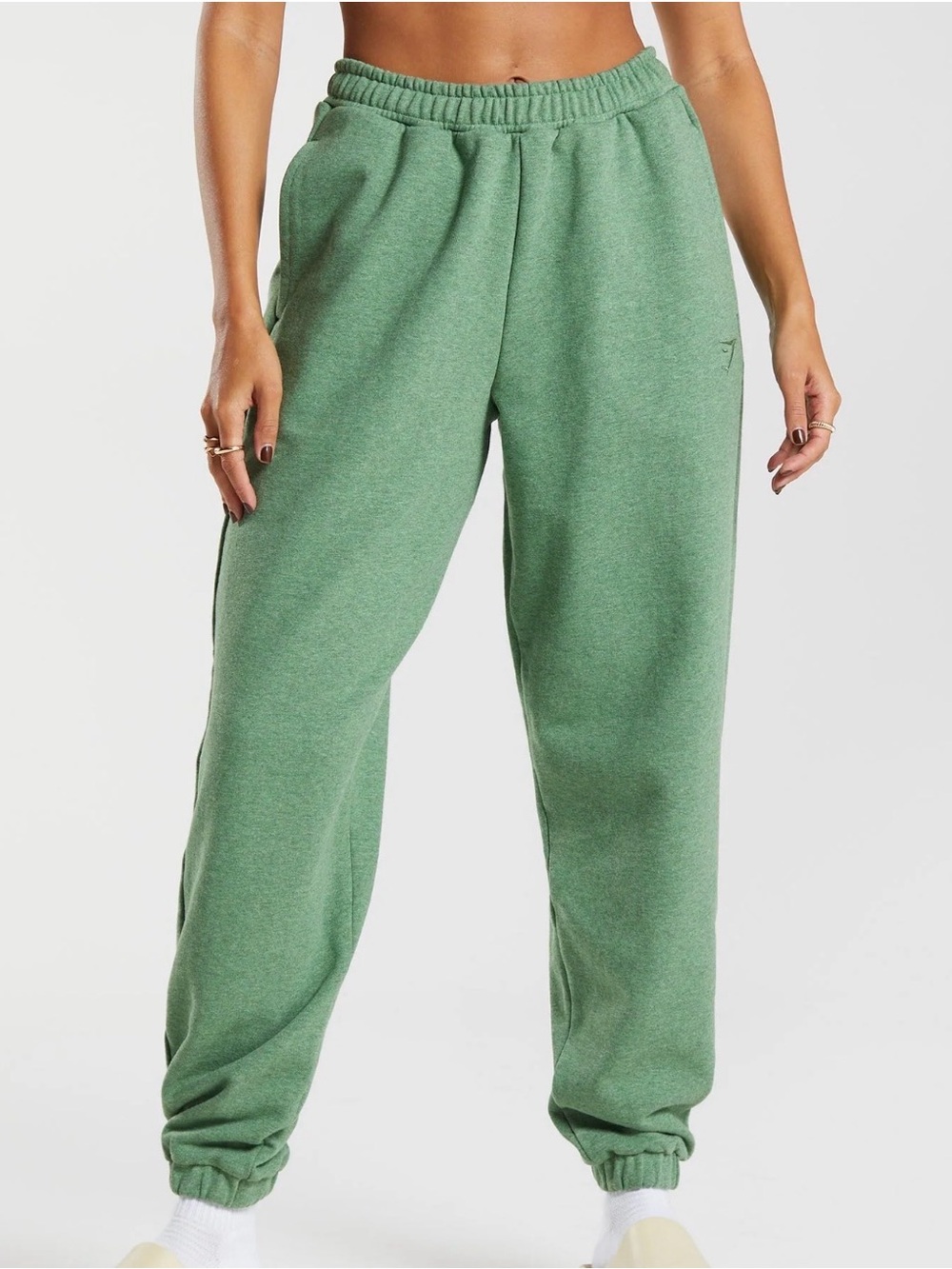 Gymshark Rest Day Joggers - Green Marl